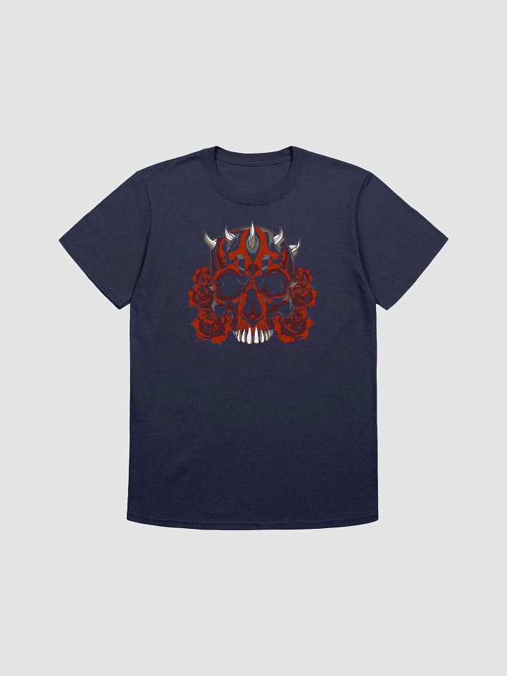 Roses & Horns Skull Graphic Tee product image (1)