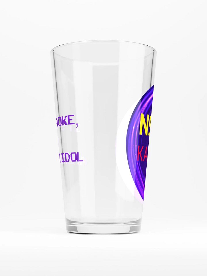Nsyte karaoke pint glass product image (1)