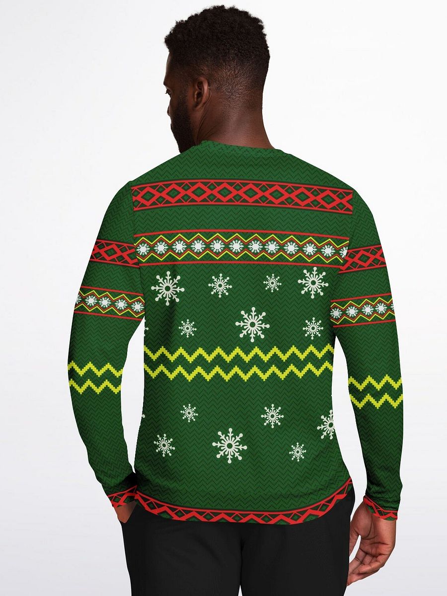“Nice Until Proven Naughty” Santa Christmas Sweatshirt | Cool Santa Holiday Jumper | Sassy Unisex Party Outfit | Ugly Christmas Sweater Gift product image (8)