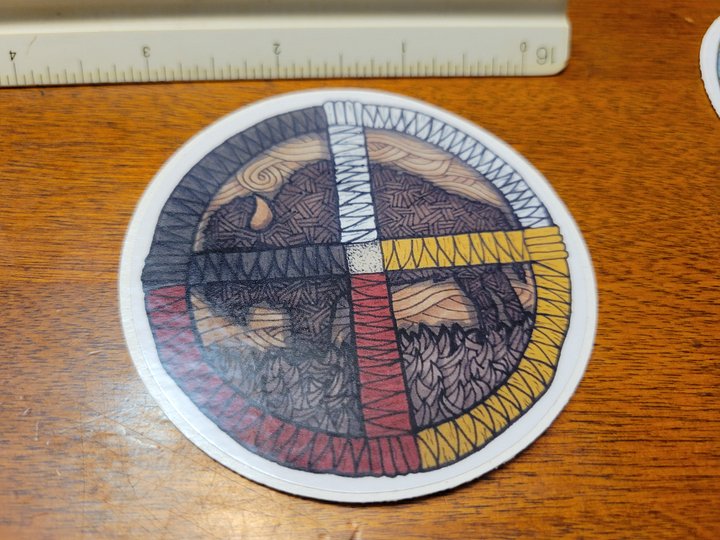 Medicine Wheel Sticker product image (2)