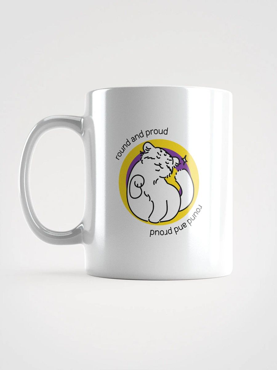 Round and Proud Manul Intersex Version - White Mug product image (17)