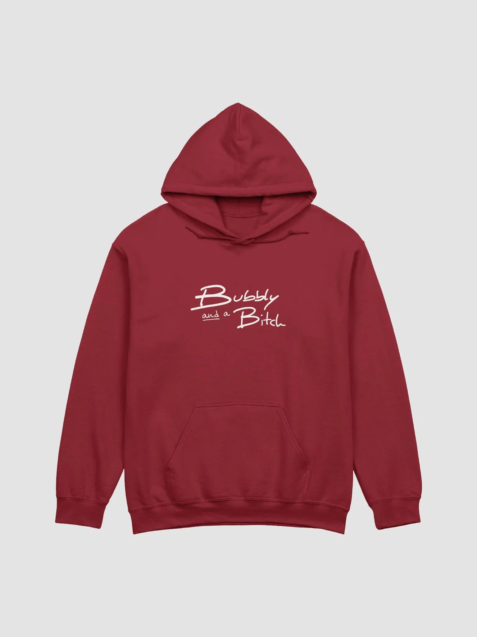 Bubbly and a B*tch (white design) classic hoodie product image (14)