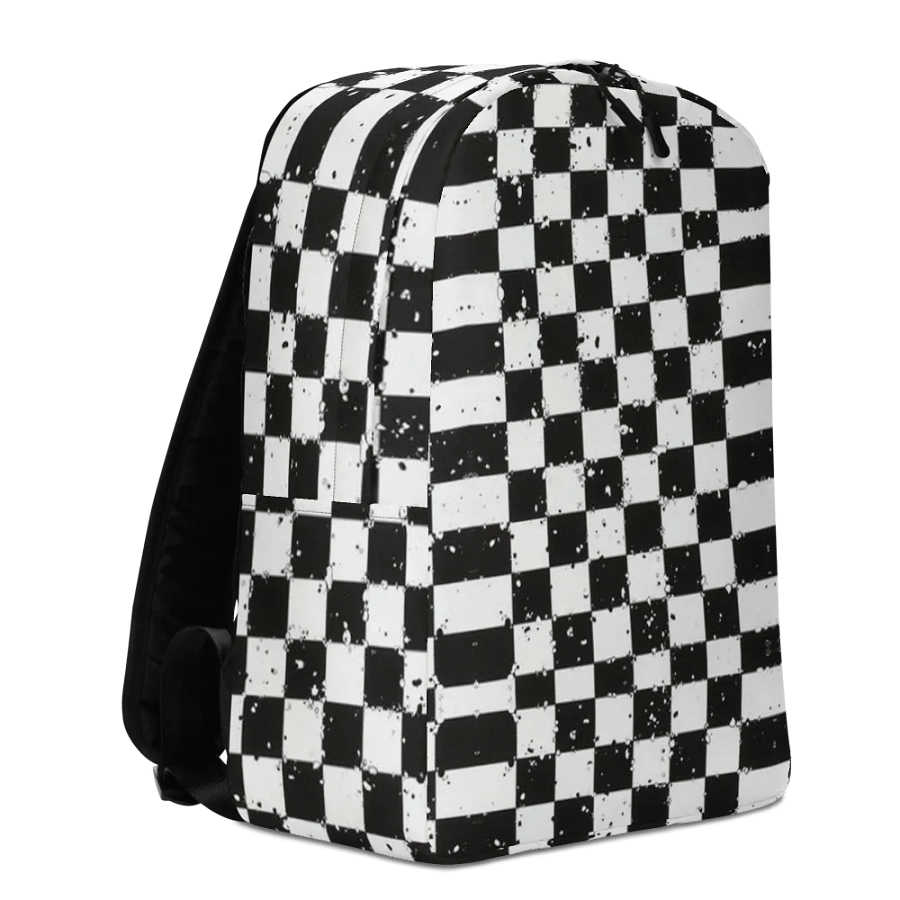 Distorted Monochrome Wave Backpack product image (1)