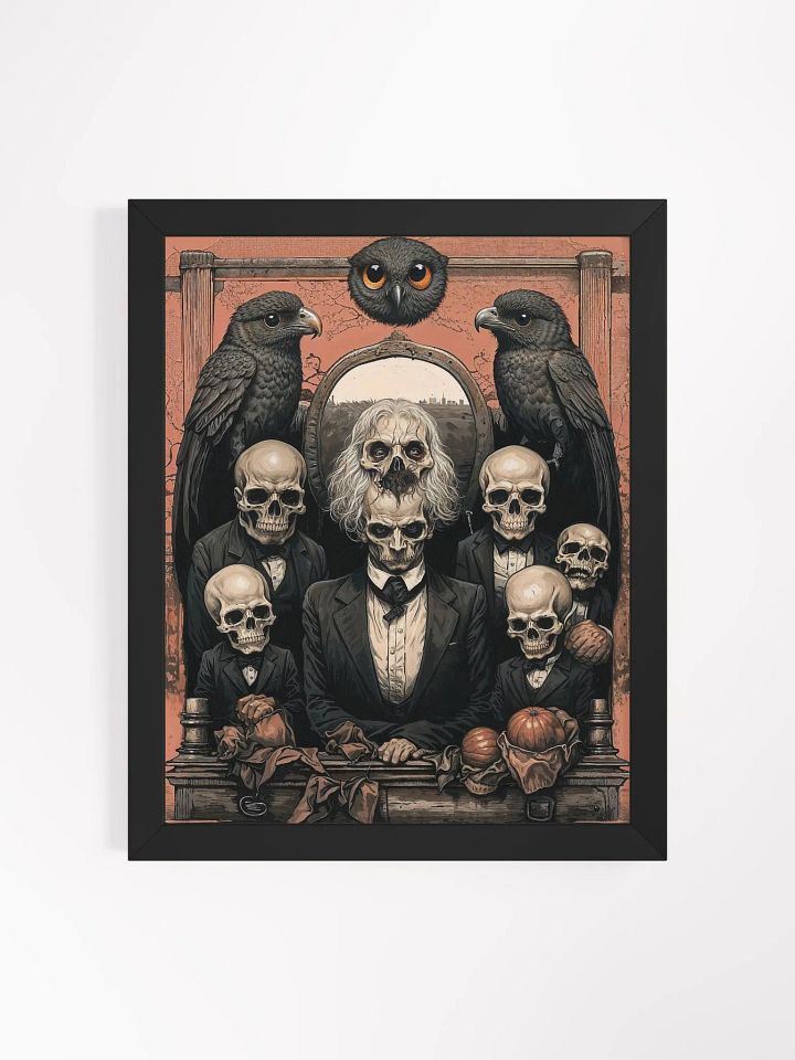 Skull-Faced Surreal Framed Print product image (6)