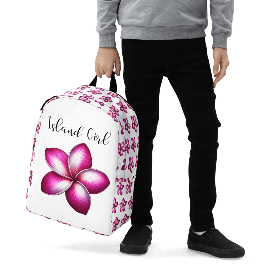 Island Girl Plumeria Backpack - Tropical Bliss for Your Adventures product image (8)