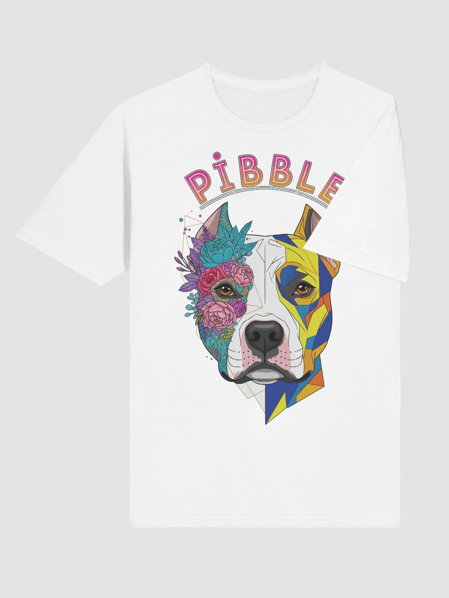 Pibble Floral and Geometric T-Shirt - Softstyle * product image (7)