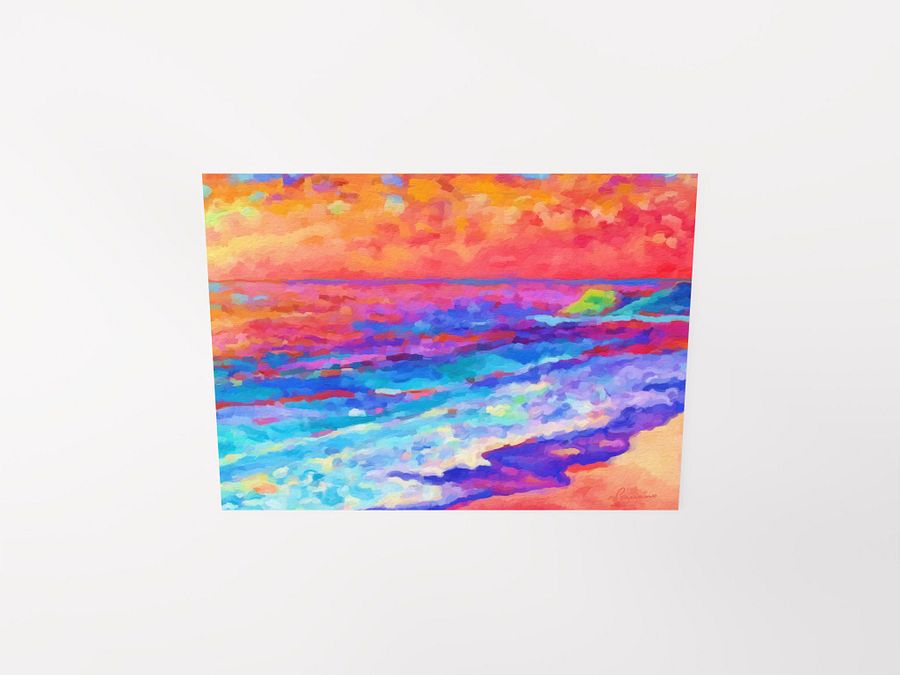 Sunset in Red Poster product image (3)