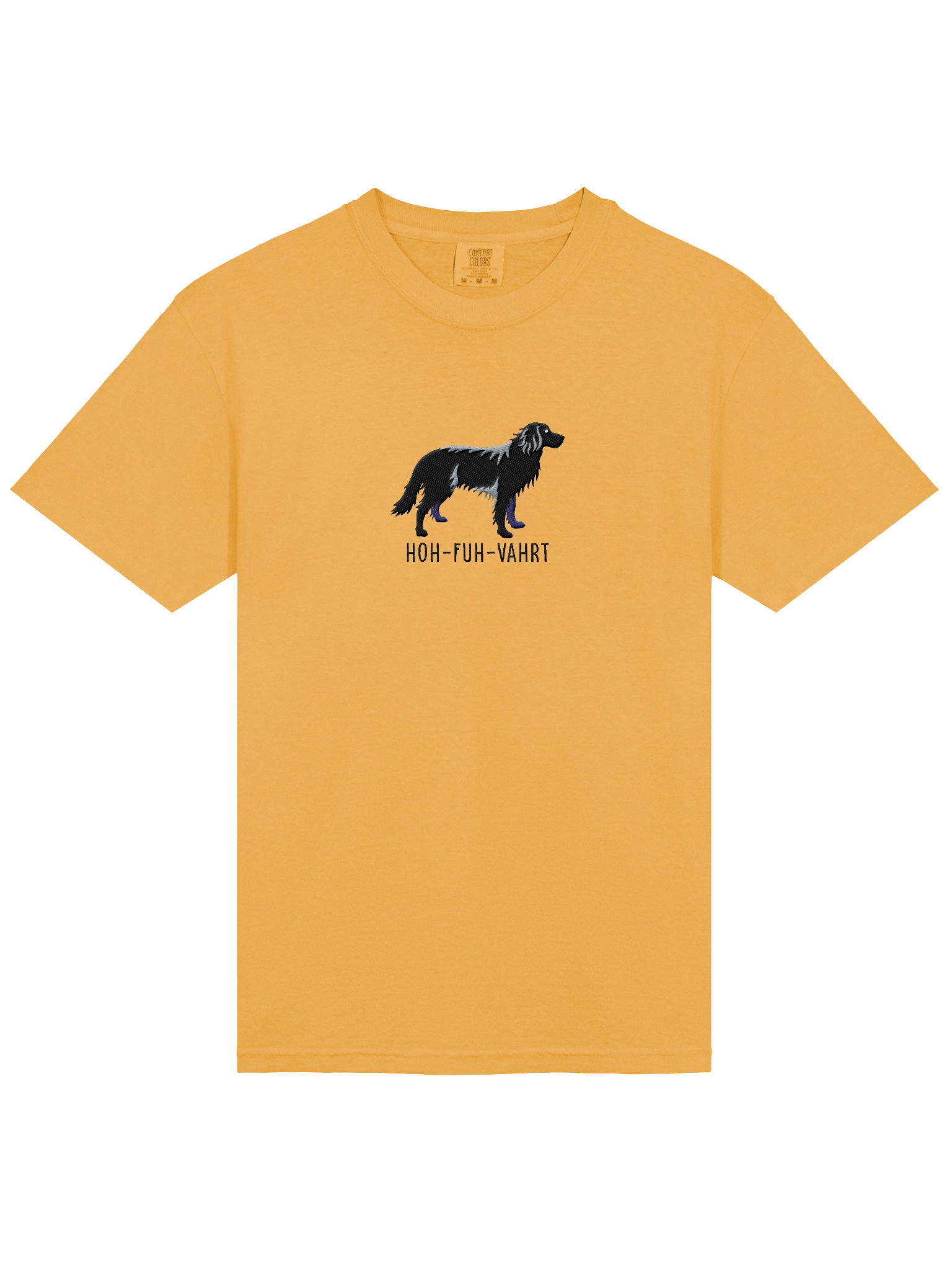 Hoh-Fuh-Vahrt T-Shirt(Embroidered) of a Hovawart(Black) product image (23)