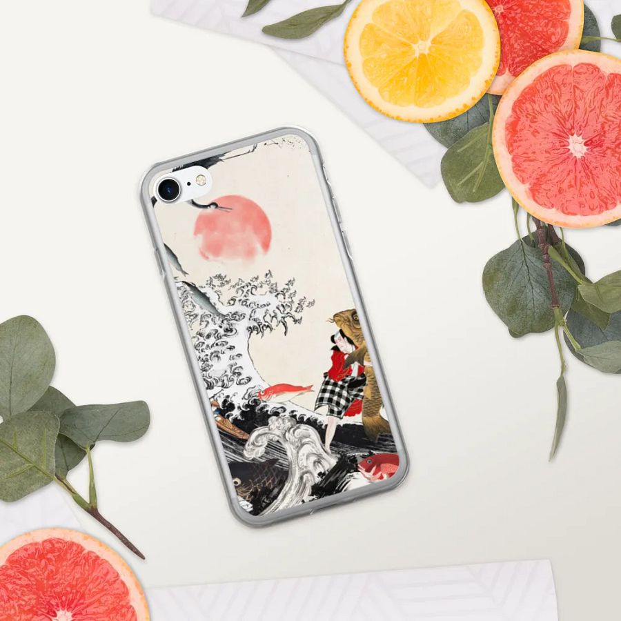 Sunset Wave Art iPhone Case product image (338)
