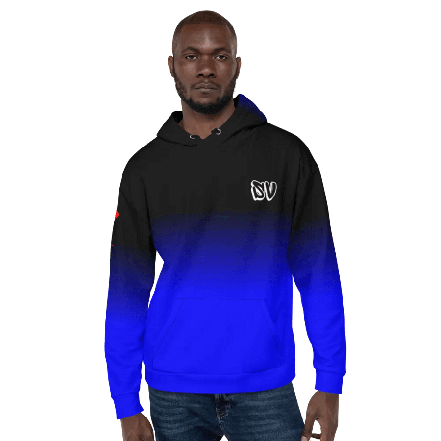 STRAIGHT VIBIN NEON COLOR FADE STYLE SHUKAKU + GAARA HOODIE product image (6)