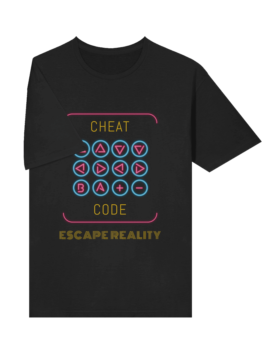 “Cheat Code – Escape Reality” T-Shirt product image (24)