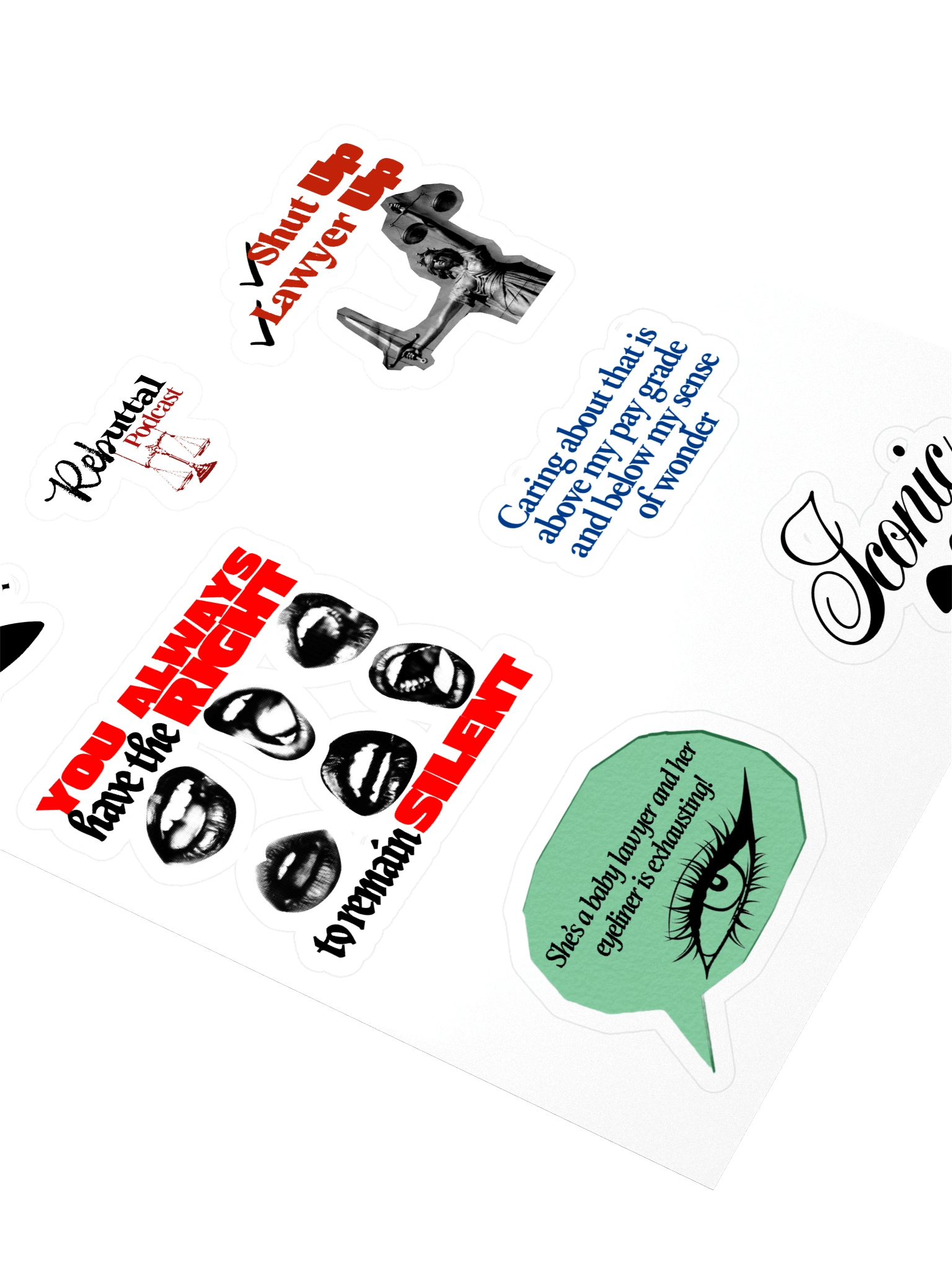 Reb Kiss Cut Stickers product image (3)