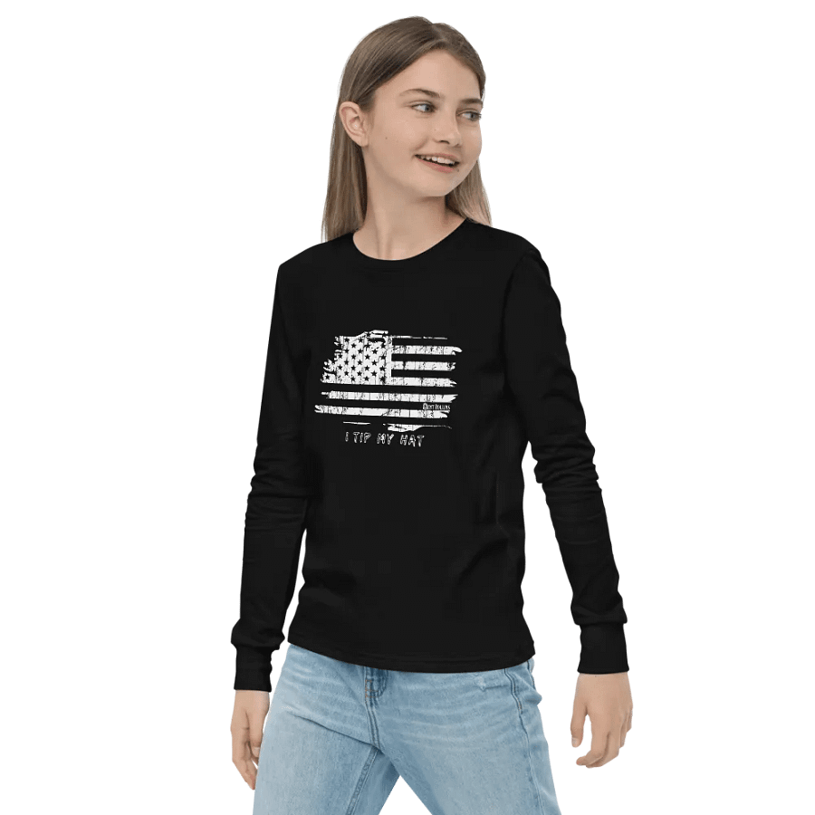 I Tip My Hat Long Sleeve Kids product image (5)