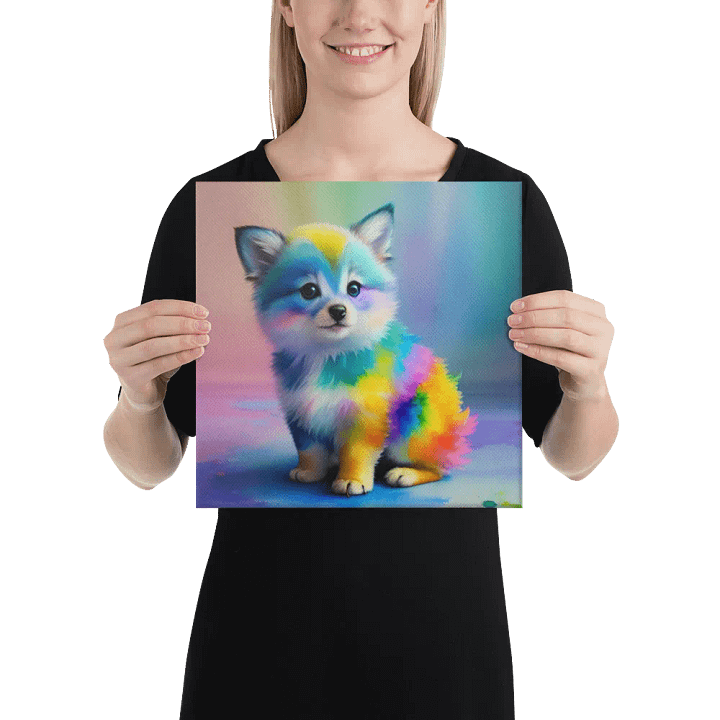 Cute Dog Digital Painting - v16 product image (2)