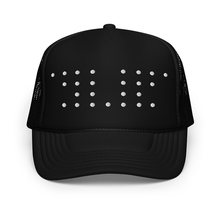 Pixel Symmetry Foam Trucker Hat product image (1)
