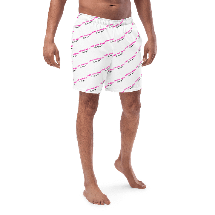 Jagged Pink Paradise Swim Shorts product image (1)