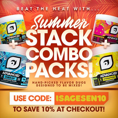 Yall there are Summer Stack Combos at a discounted rate from @advancedgg 

6 different combos including the Dragonade Hydrati...
