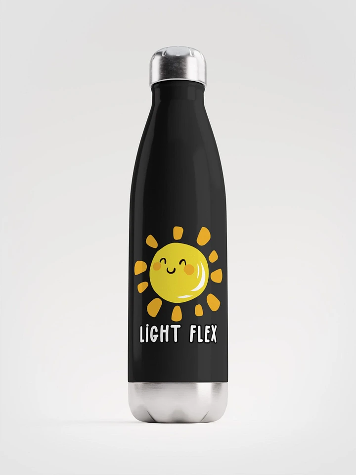 Light Flex Silver Sun Stainless Steel Water Bottle product image (1)