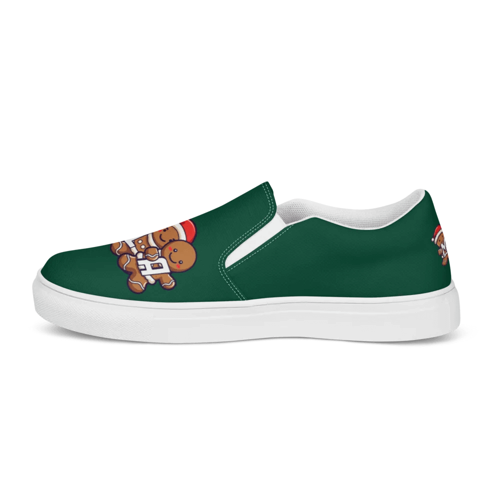 MSLA Holiday Gingerbread Women's Slip-On Canvas Shoes product image (10)