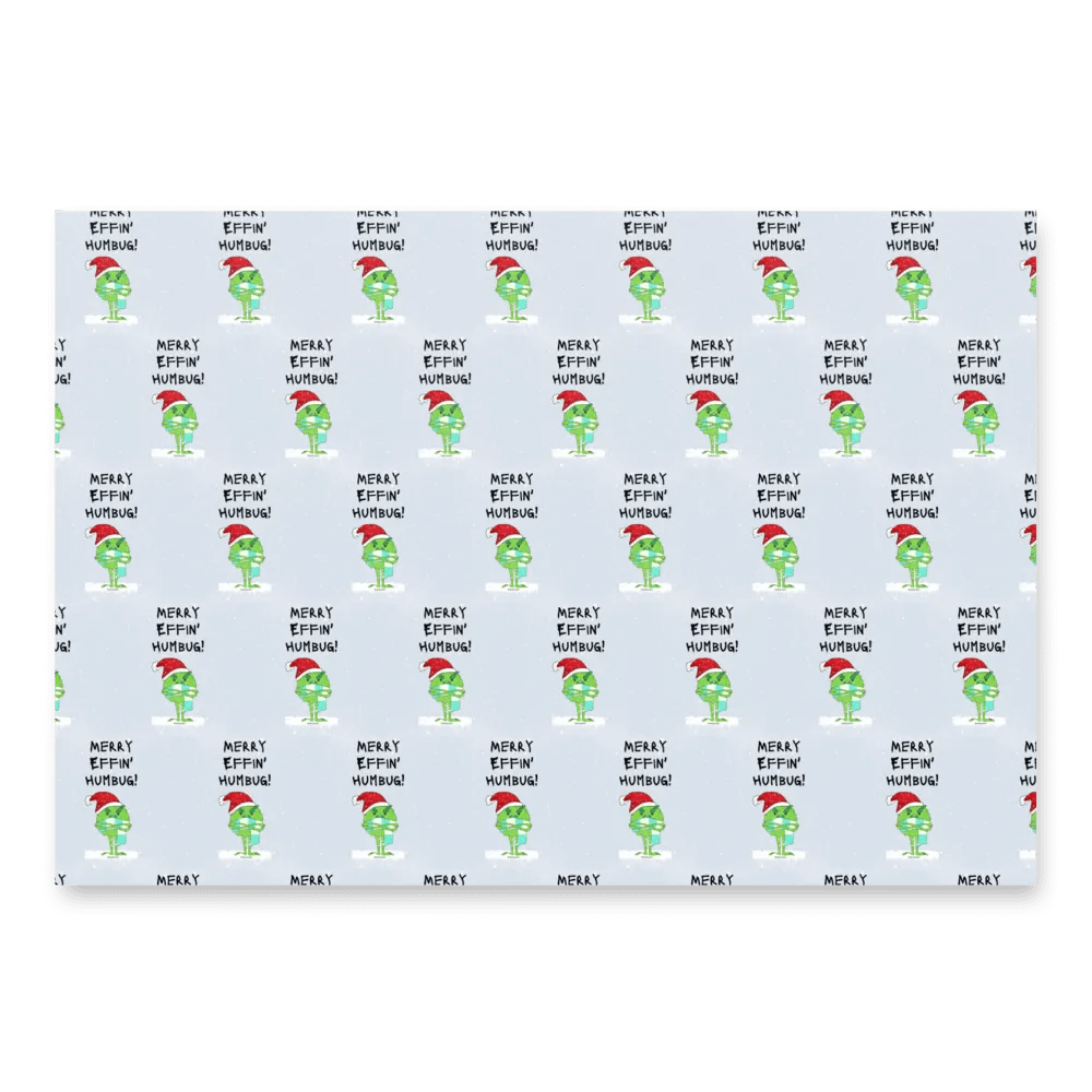 Less Merry Humbug - Gift Wrapping Paper product image (1)