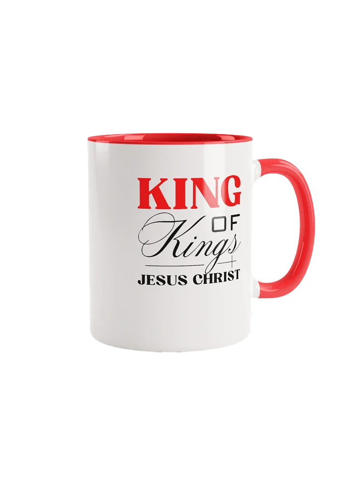 King of Kings Juses Christ Christian Mug | Christian Faith Gift | Inspirational Coffee Cup for Believers product image (2)