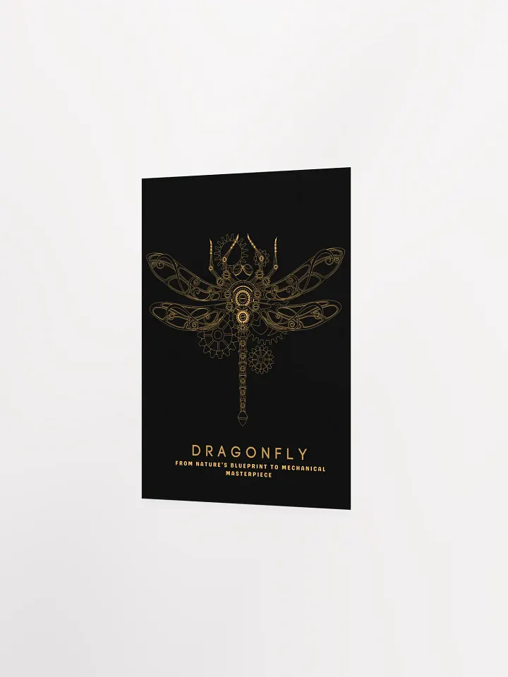 Mechanical Dragonfly - Enhanced Matte Poster product image (2)