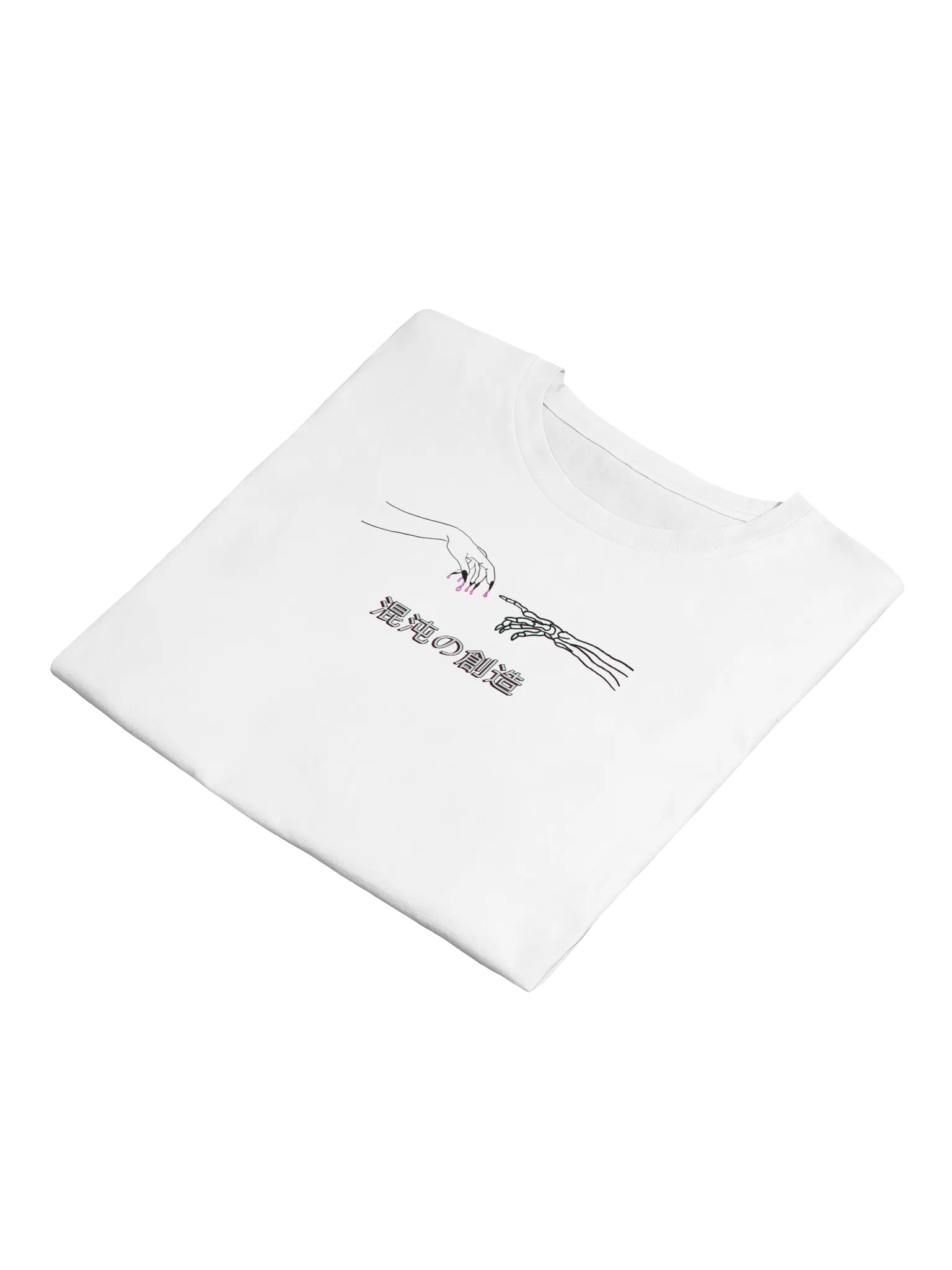 Creation of Chaos Crop Top - Black Print product image (24)
