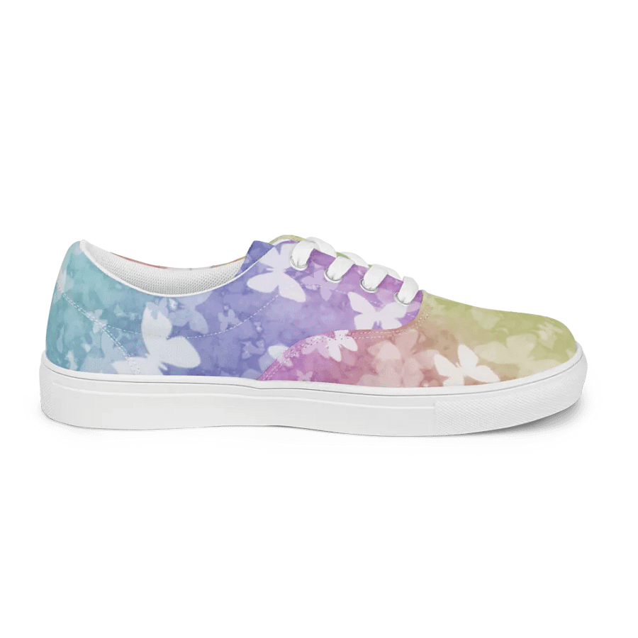 butterfly rainbow frost canvas shoes (womens) product image (8)