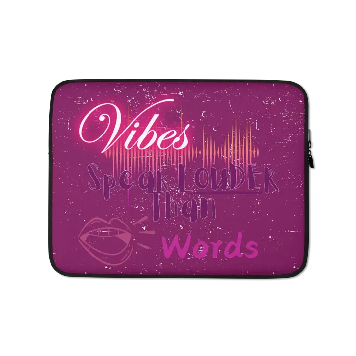 Vibes Laptop Sleeve product image (1)