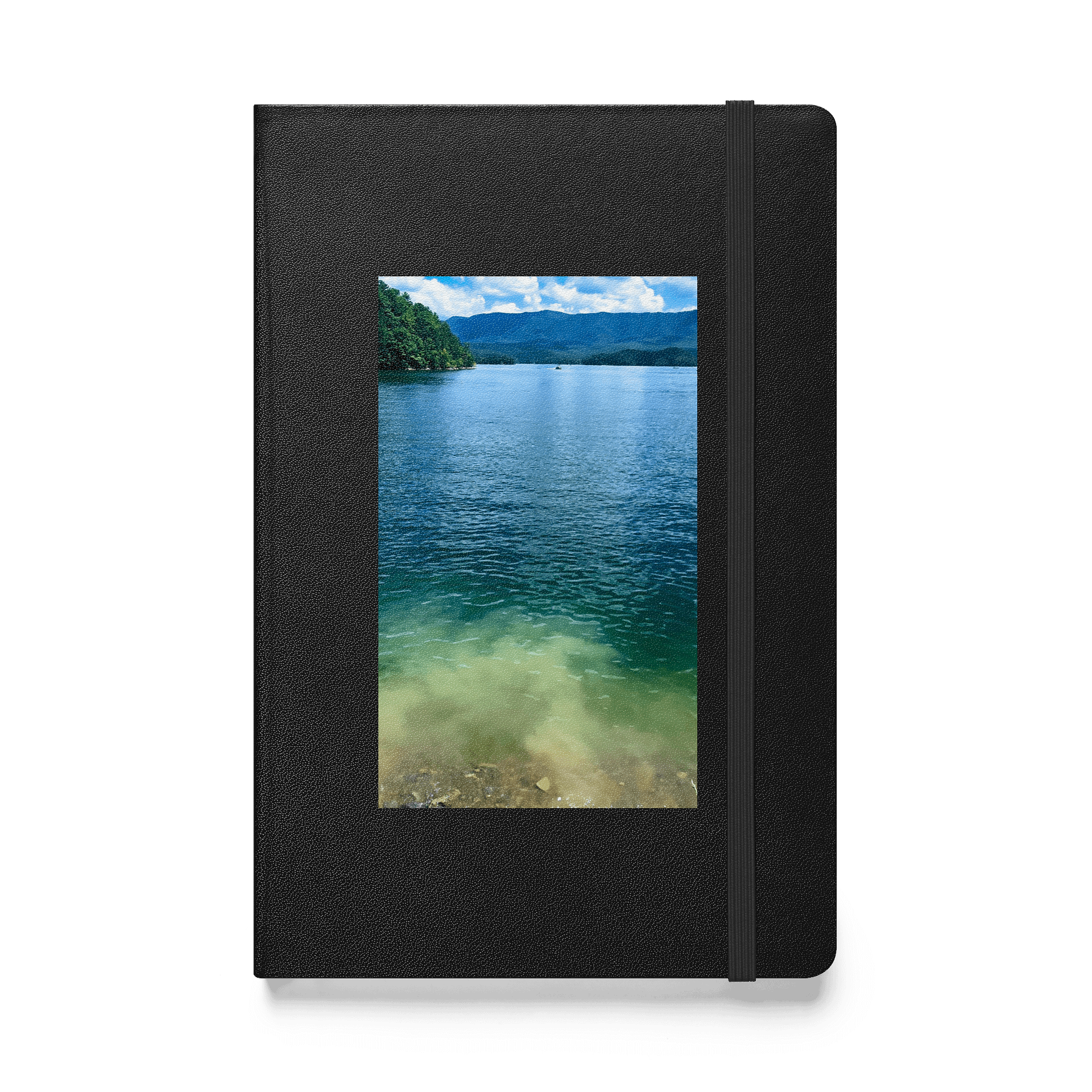 Tranquil water Hardcover Notebook product image (1)