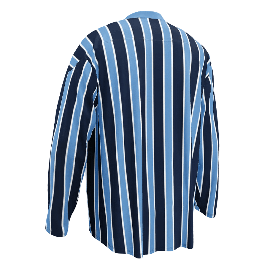 Blue Stripe Eco-Friendly Hockey Fan Jersey product image (3)