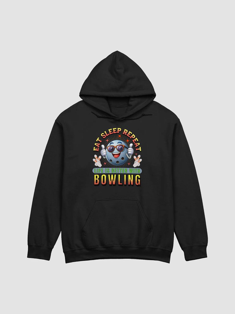 Eat Sleep Repeat Thumbs Up Bowling Hoodie product image (1)