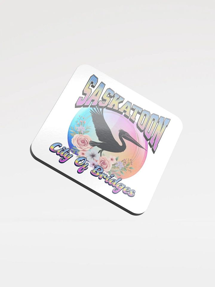 Saskatoon Pelican City Of Bridges Silhouette Coaster Set product image (2)