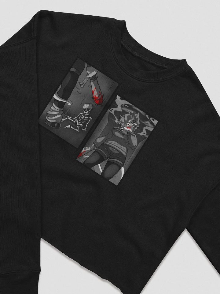 Sketchy's Scuffle | Manga Panel Crop Sweater product image (2)