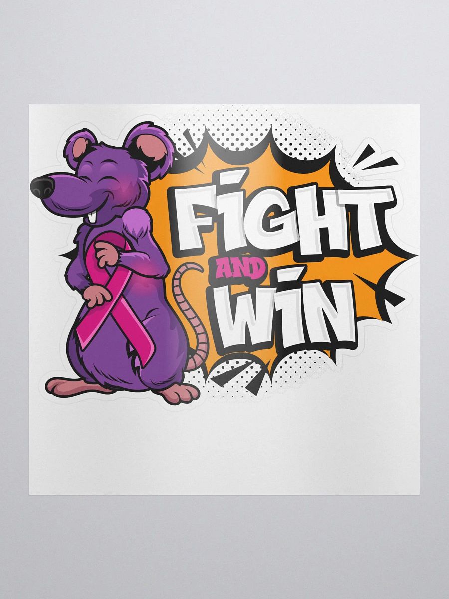 DesRatBreastCancer Logo Sticker product image (1)