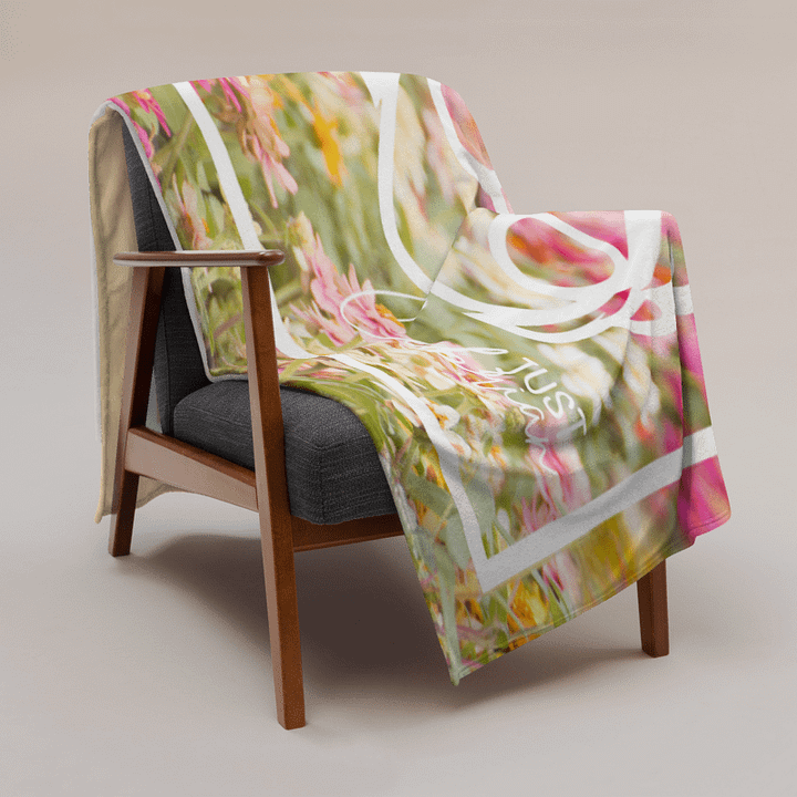 Floral Cab Logo Throw blanket product image (2)