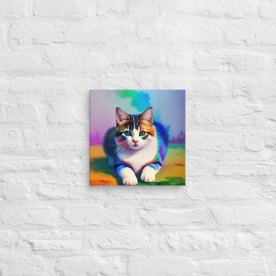 Cute Cat Digital Painting - v11 product image (12)