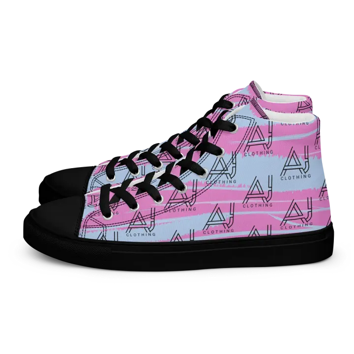 Pink blue alt high tops product image (1)