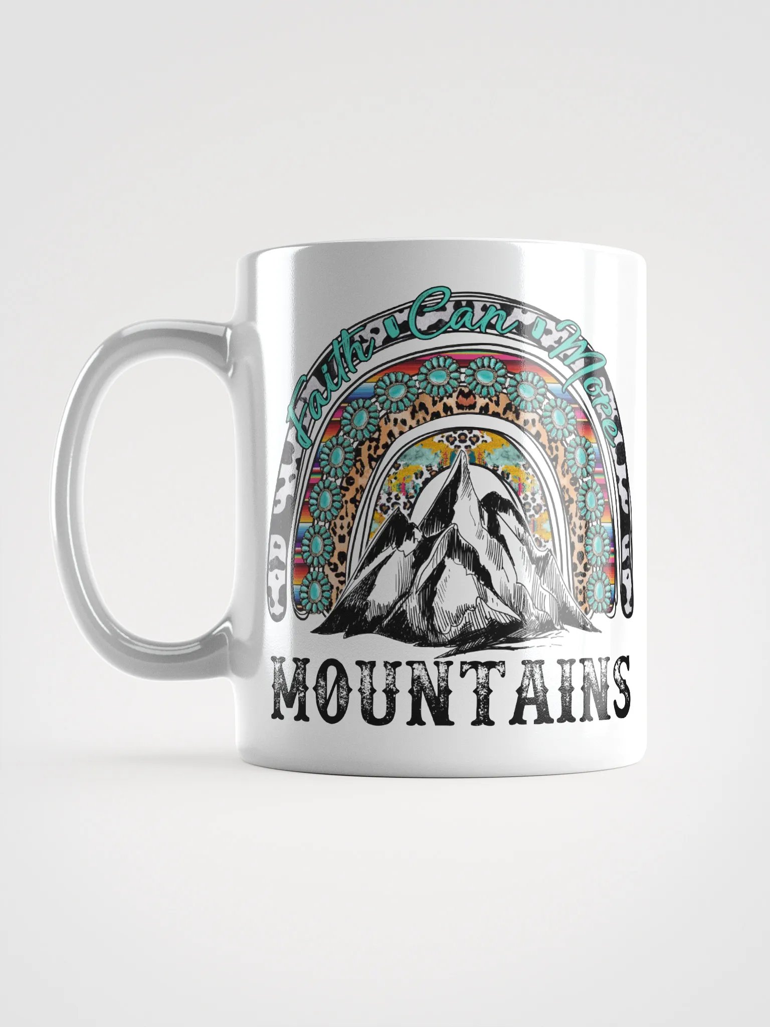 Faith Can Move Mountains - White Mug product image (2)