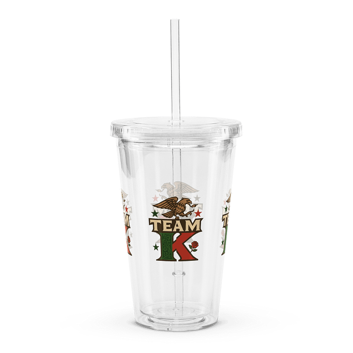 Team K Mexico Clear Plastic Tumbler product image (2)