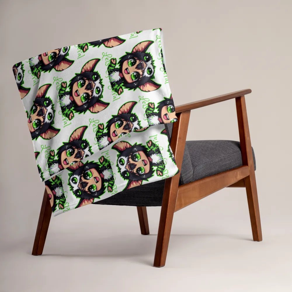 lets get feral throw blanket product image (3)