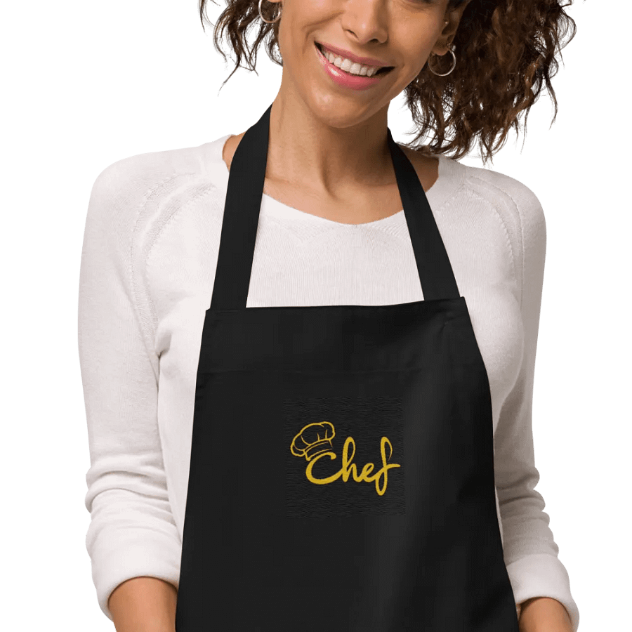 Chef logo apron product image (9)