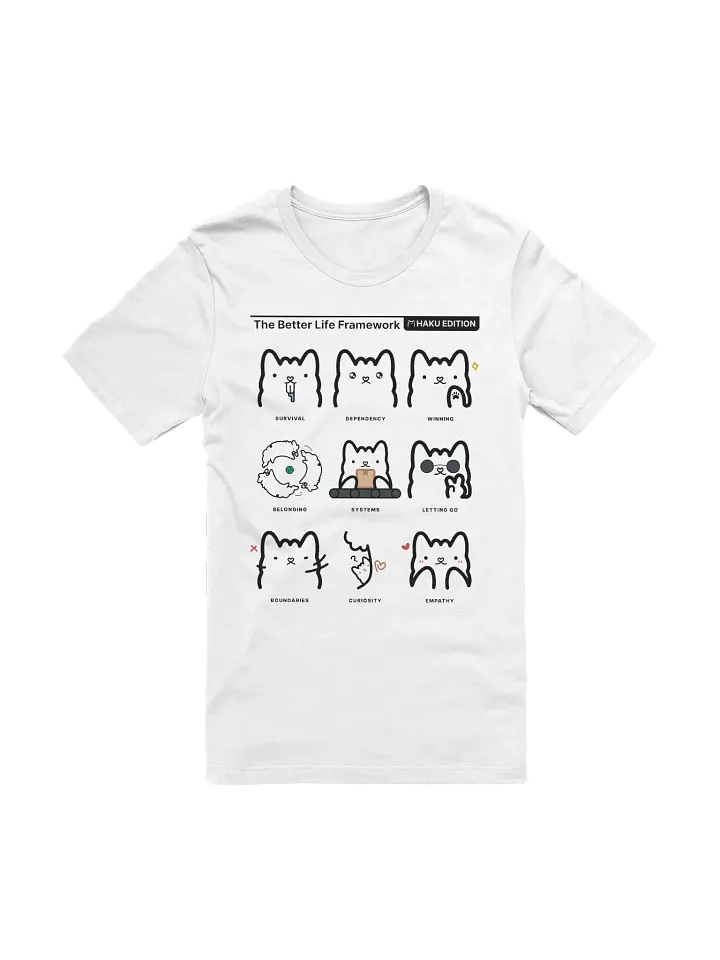 Better Life Framework Tee (HAKU) [WHITE] product image (1)