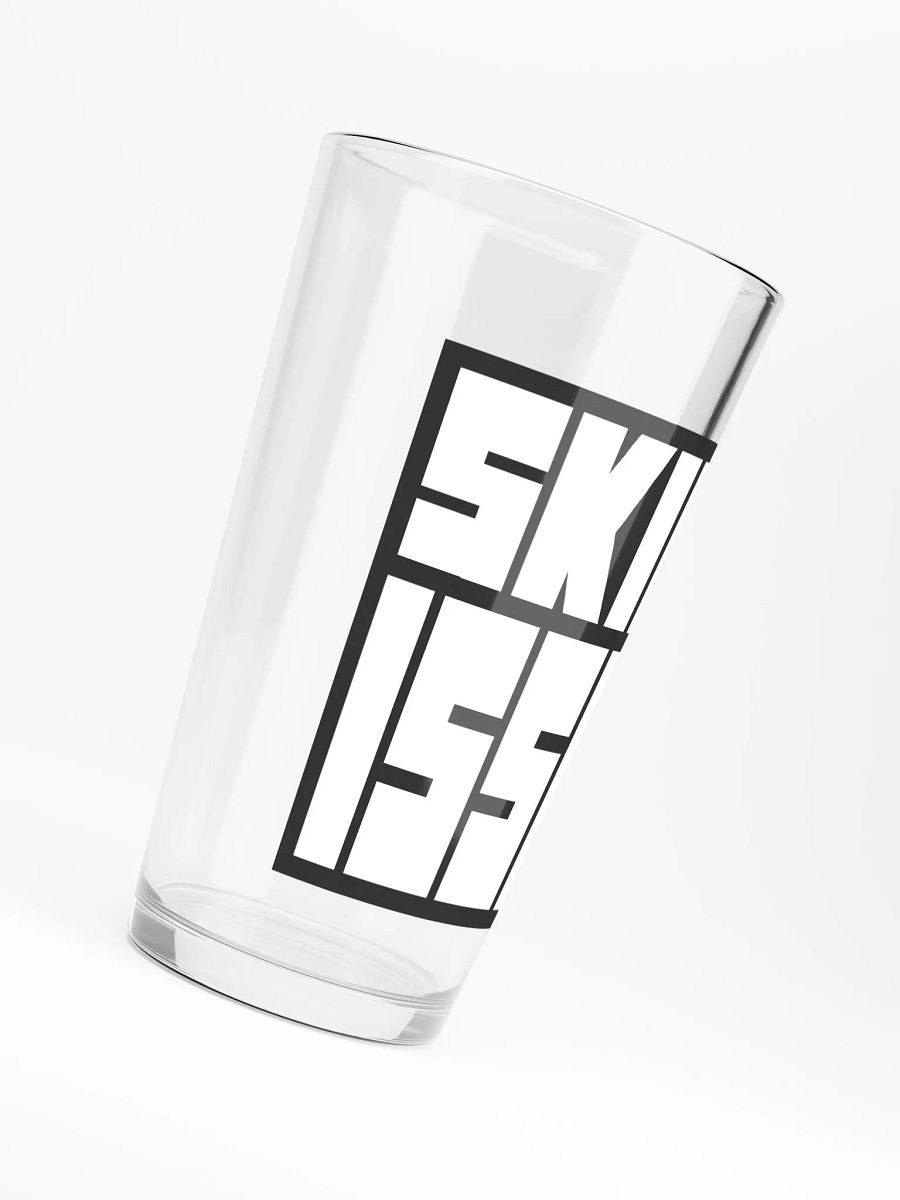 SKILL ISSUE PINT GLASS (B&W) product image (6)