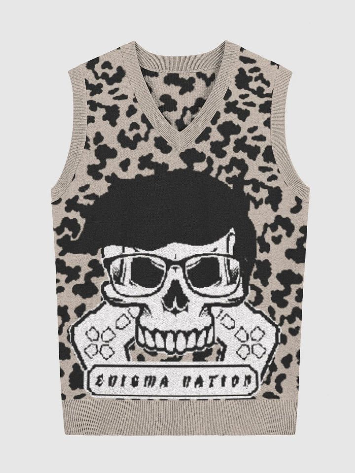 Enigma Nation Knitted V-Neck Vest 6 product image (3)