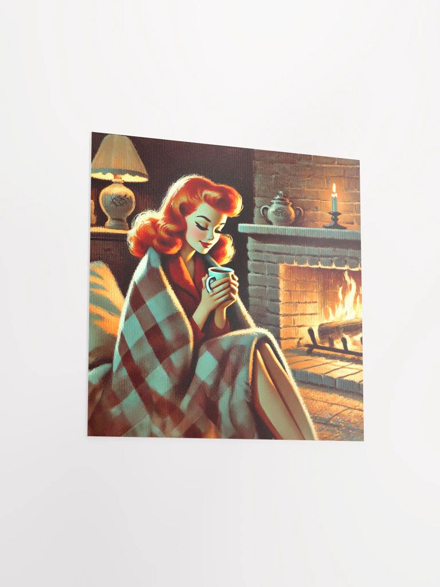 Vintage Style Cozy Fireside Autumn Moments Premium Prints and Posters product image (19)