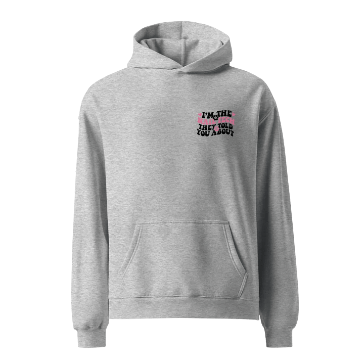 I'm The Nail Tech Unisex Oversized Hoodie - Heather product image (1)