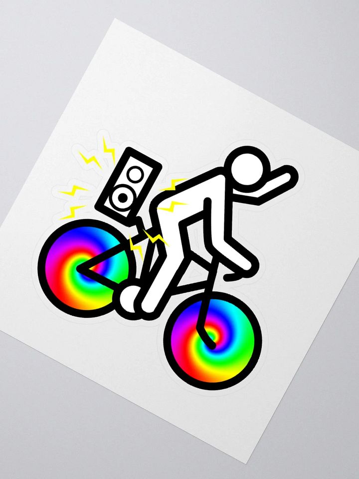 Bike Rave Logo Sticker product image (4)