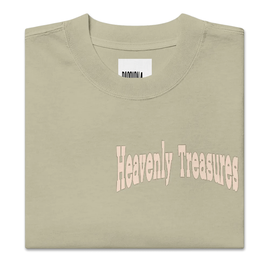 My treasures are laid up in heaven oversize T-shirt product image (10)