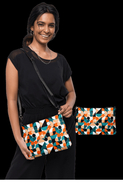 Geometric Symmetry Crossbody Bag product image (2)